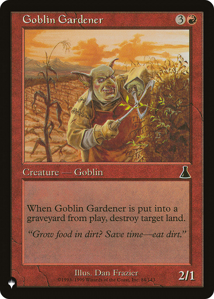 Goblin Gardener [The List Reprints] | Gamers Paradise