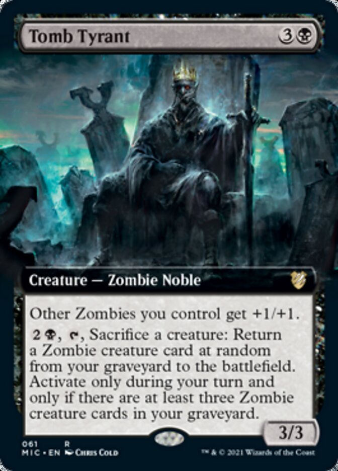 Tomb Tyrant (Extended Art) [Innistrad: Midnight Hunt Commander] | Gamers Paradise