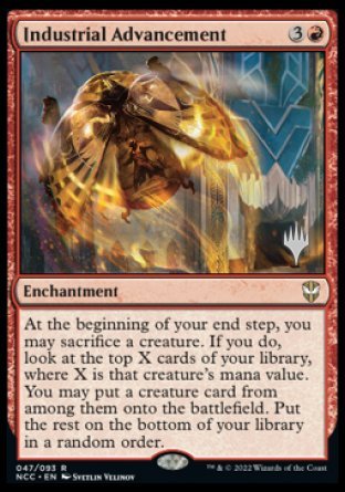 Industrial Advancement (Promo Pack) [Streets of New Capenna Commander Promos] | Gamers Paradise