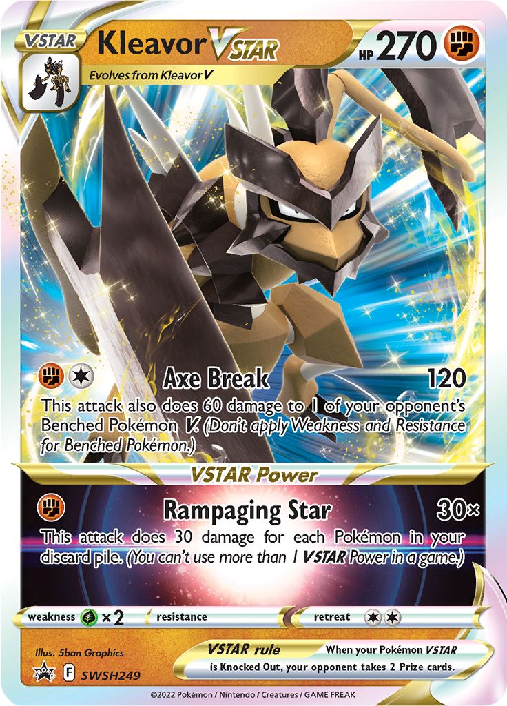 Kleavor VSTAR (SWSH249) (Jumbo Card) [Sword & Shield: Black Star Promos] | Gamers Paradise