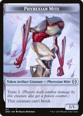 Phyrexian Mite (011) // Samurai Double-Sided Token [Phyrexia: All Will Be One Tokens] | Gamers Paradise