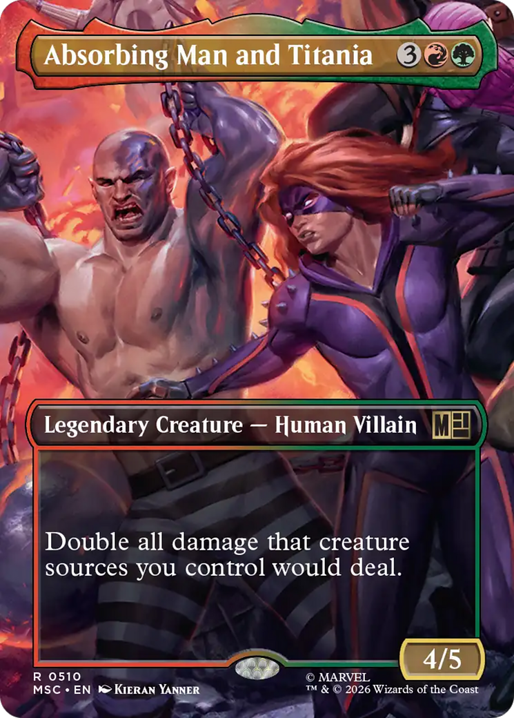 Absorbing Man and Titania (Borderless) [Marvel Super Heroes Commander] | Gamers Paradise