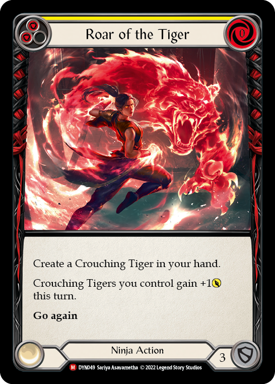 Roar of the Tiger [DYN049] (Dynasty)  Rainbow Foil | Gamers Paradise