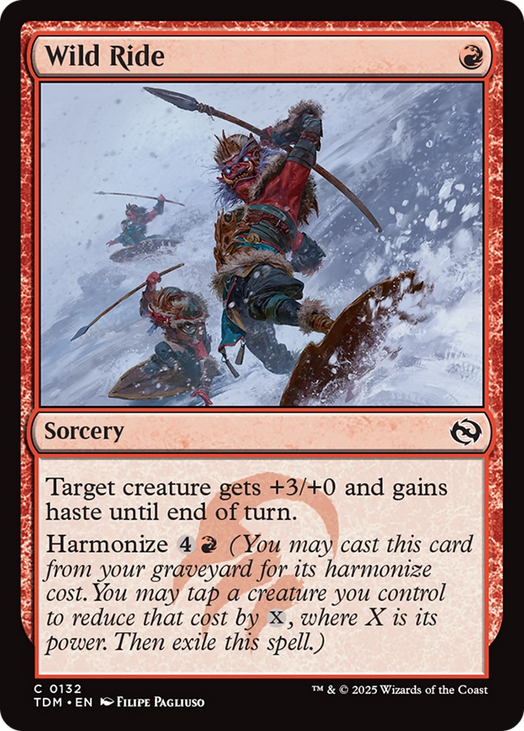 Wild Ride [Tarkir: Dragonstorm] | Gamers Paradise