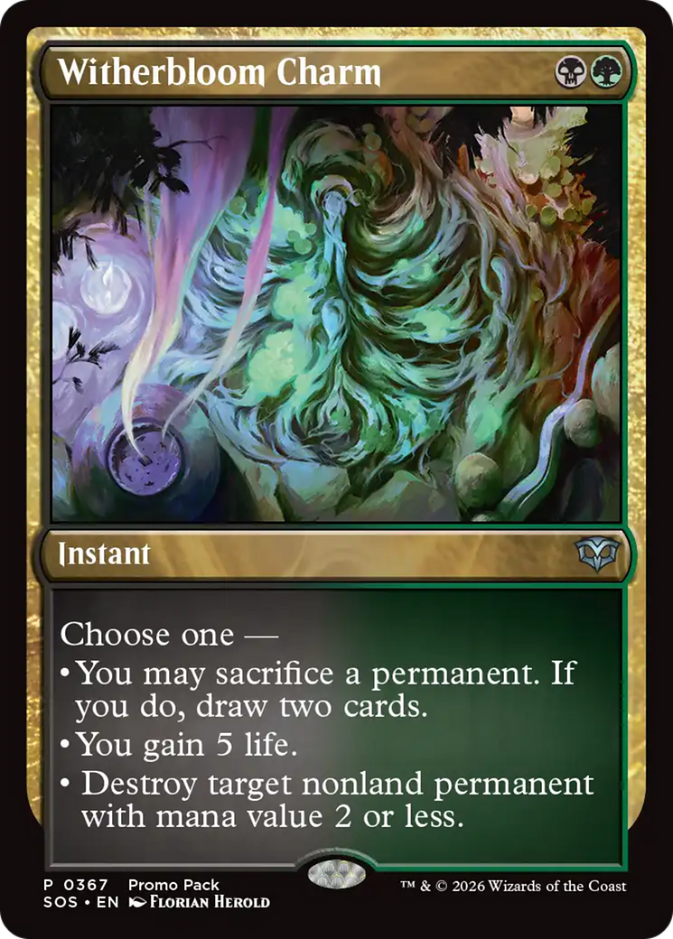 Witherbloom Charm [Secrets of Strixhaven Promos] | Gamers Paradise