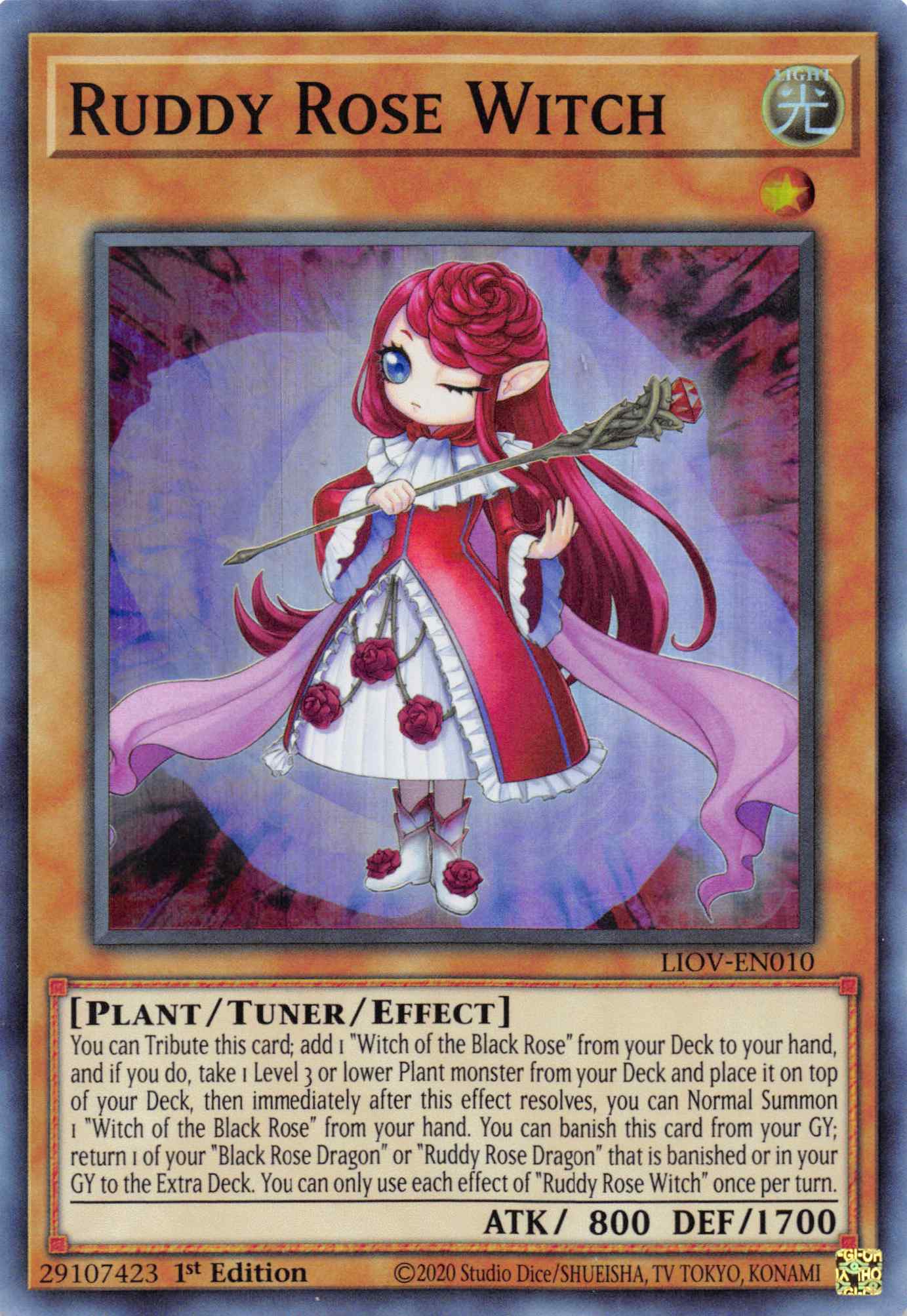 Ruddy Rose Witch [LIOV-EN010] Super Rare | Gamers Paradise