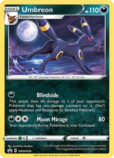 Umbreon (SWSH129) [Sword & Shield: Black Star Promos] | Gamers Paradise