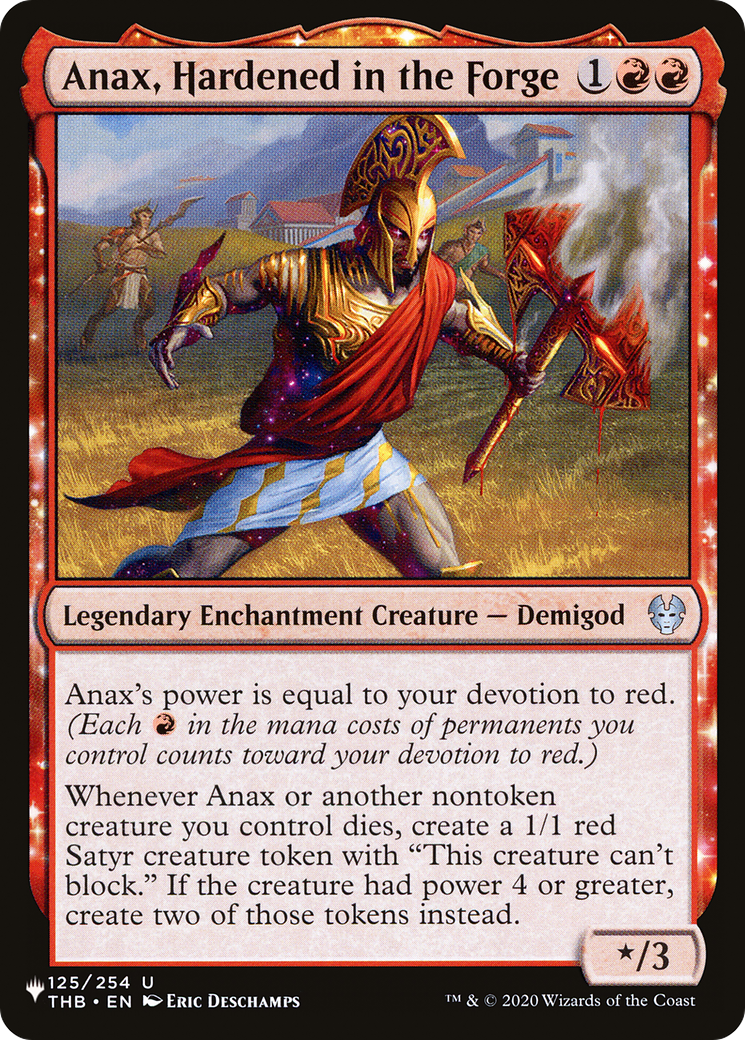 Anax, Hardened in the Forge [The List Reprints] | Gamers Paradise