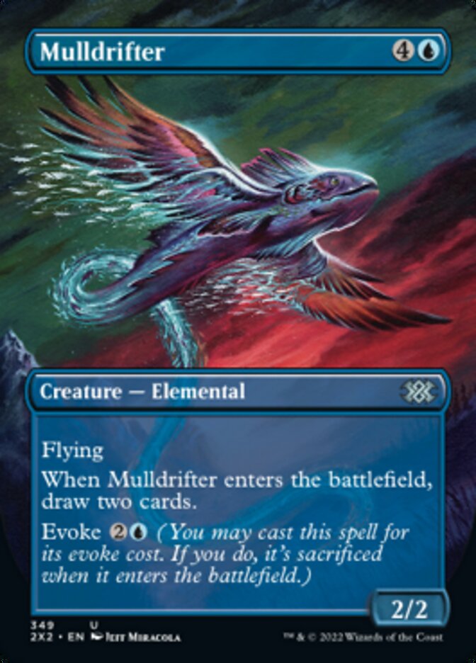 Mulldrifter (Borderless Alternate Art) [Double Masters 2022] | Gamers Paradise