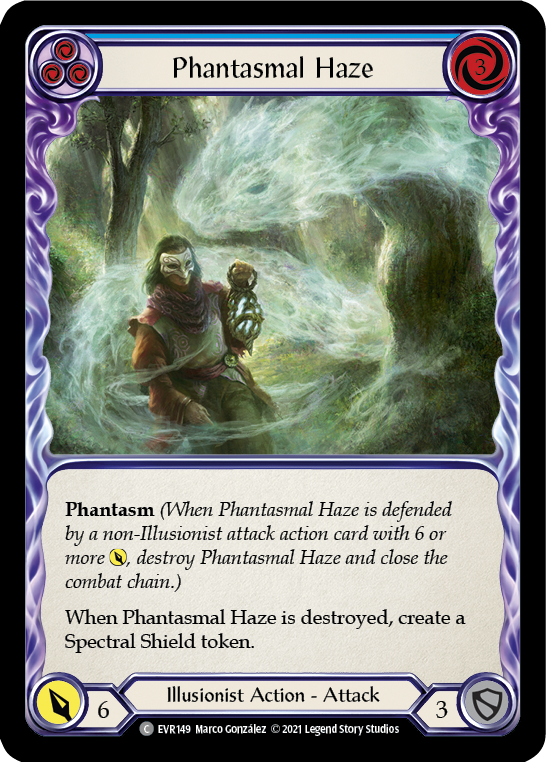 Phantasmal Haze (Blue) [EVR149] (Everfest)  1st Edition Normal | Gamers Paradise