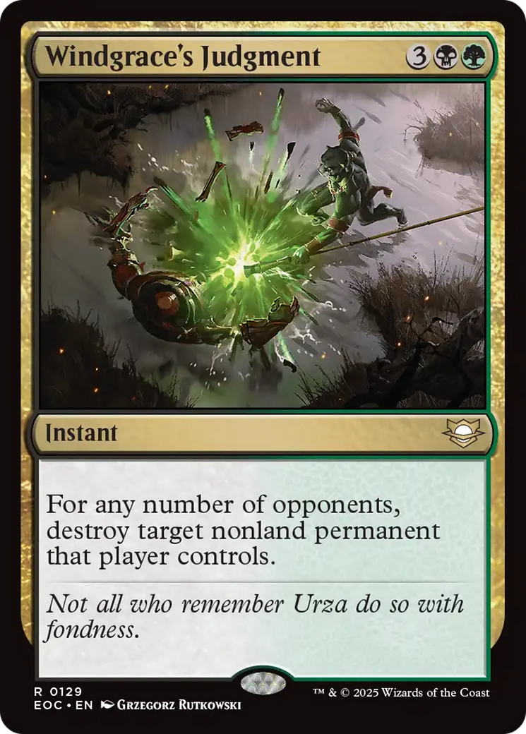 Windgrace's Judgment [Edge of Eternities Commander] | Gamers Paradise
