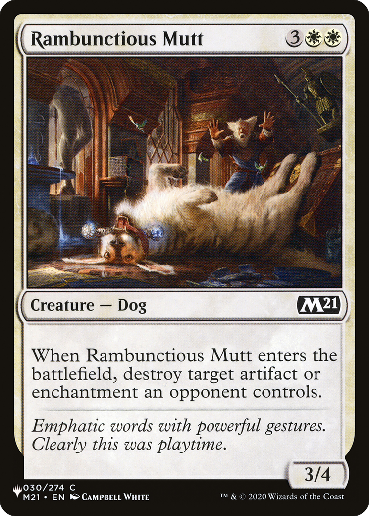 Rambunctious Mutt [The List Reprints] | Gamers Paradise