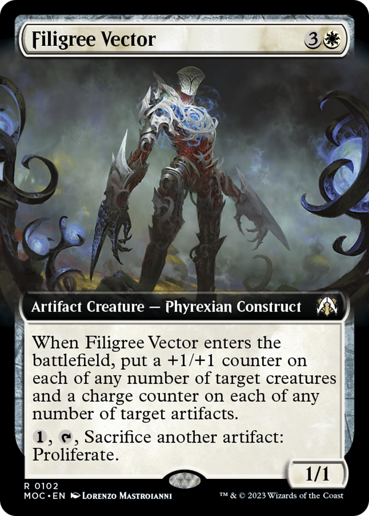 Filigree Vector (Extended Art) [March of the Machine Commander] | Gamers Paradise