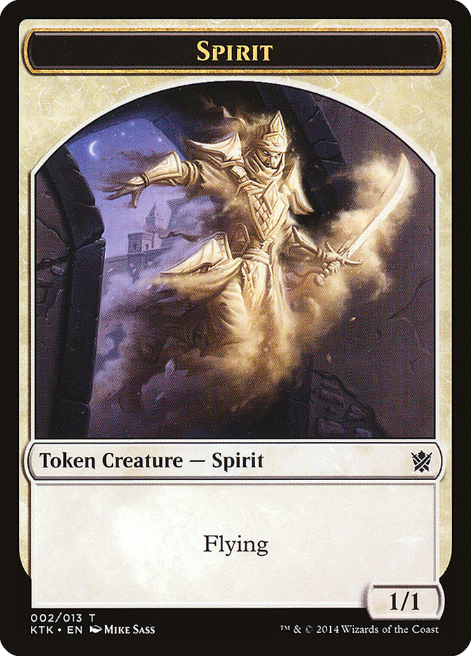 Spirit Token [Khans of Tarkir Tokens] | Gamers Paradise