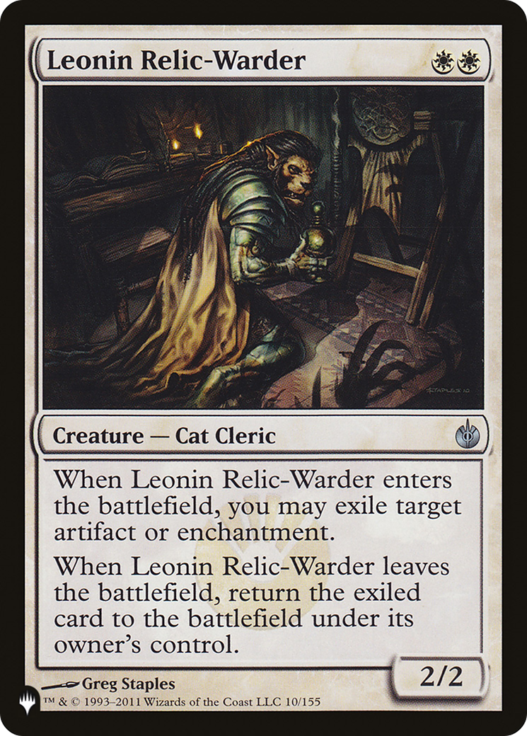 Leonin Relic-Warder (MBS) [The List] | Gamers Paradise