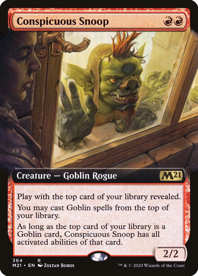 Conspicuous Snoop (Extended Art) [Core Set 2021] | Gamers Paradise