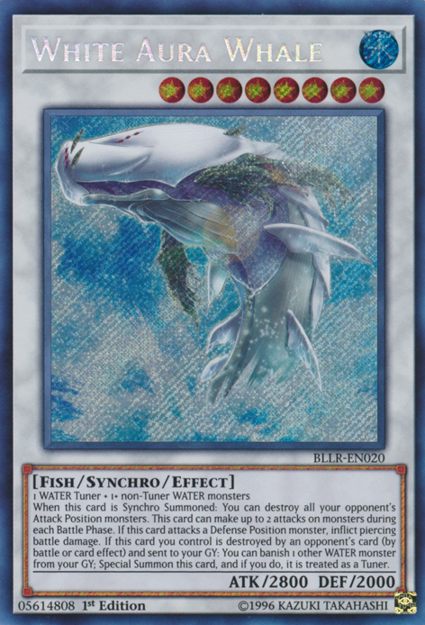 White Aura Whale [BLLR-EN020] Secret Rare | Gamers Paradise