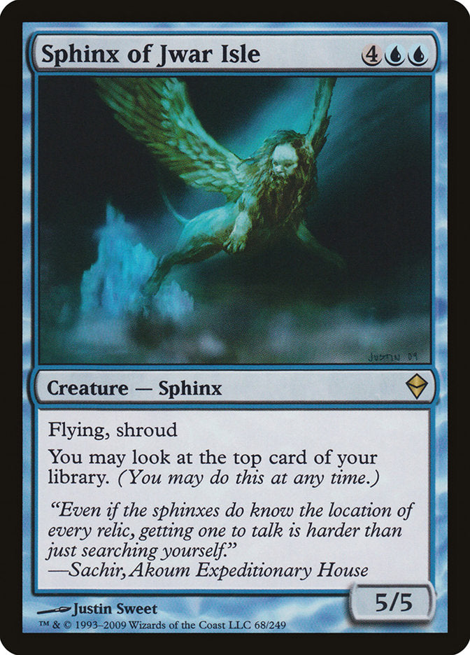 Sphinx of Jwar Isle [Zendikar] | Gamers Paradise