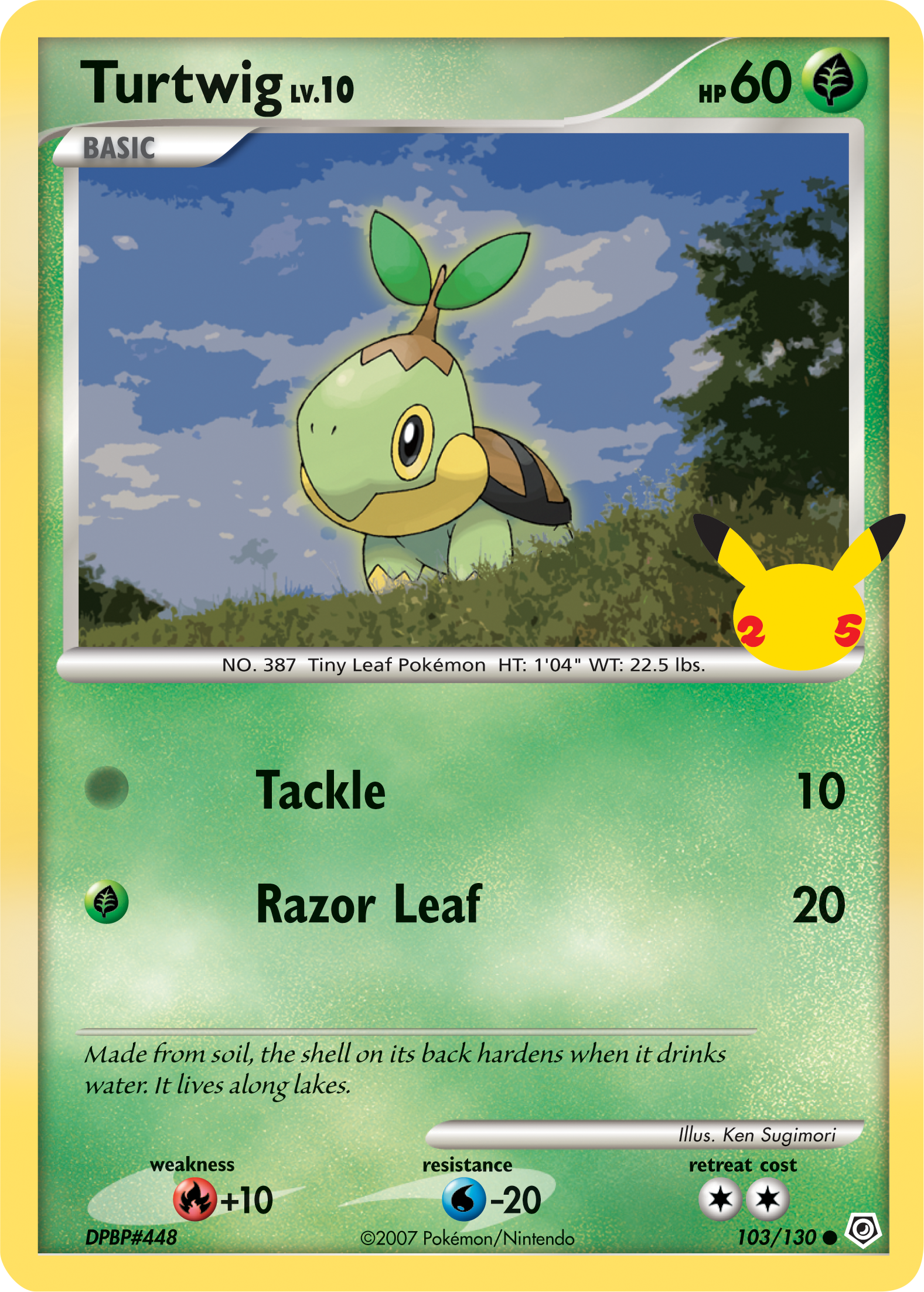 Turtwig (103/130) (Jumbo Card) [First Partner Pack] | Gamers Paradise