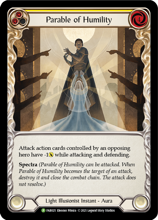 Parable of Humility [FAB025] (Promo)  Cold Foil | Gamers Paradise