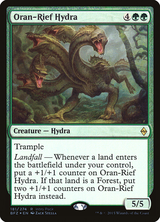 Oran-Rief Hydra (Intro Pack) [Battle for Zendikar Promos] | Gamers Paradise
