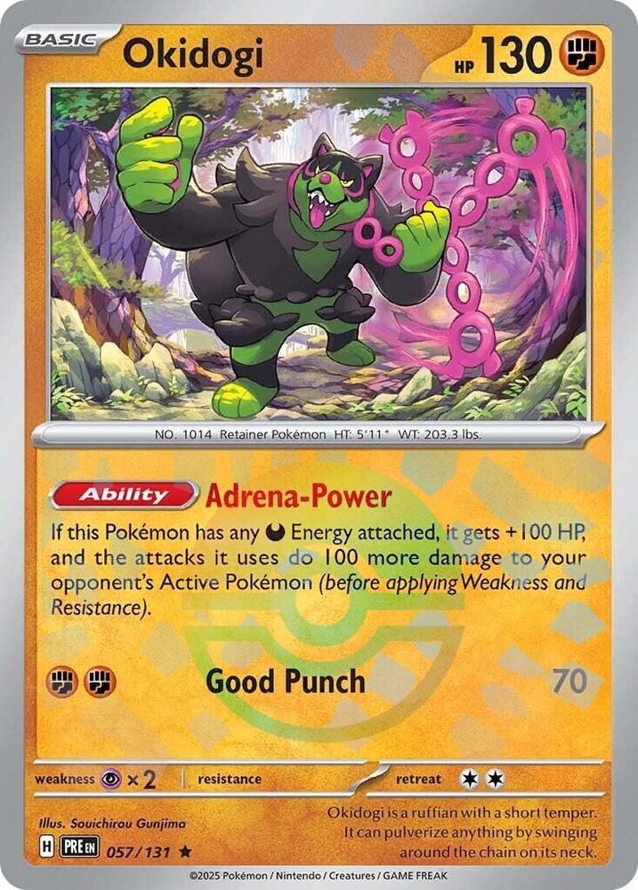 Okidogi (057/131) (Poke Ball Pattern) [Scarlet & Violet: Prismatic Evolutions] | Gamers Paradise