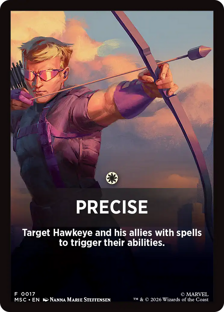 Precise Theme Card [Marvel Super Heroes Commander] | Gamers Paradise