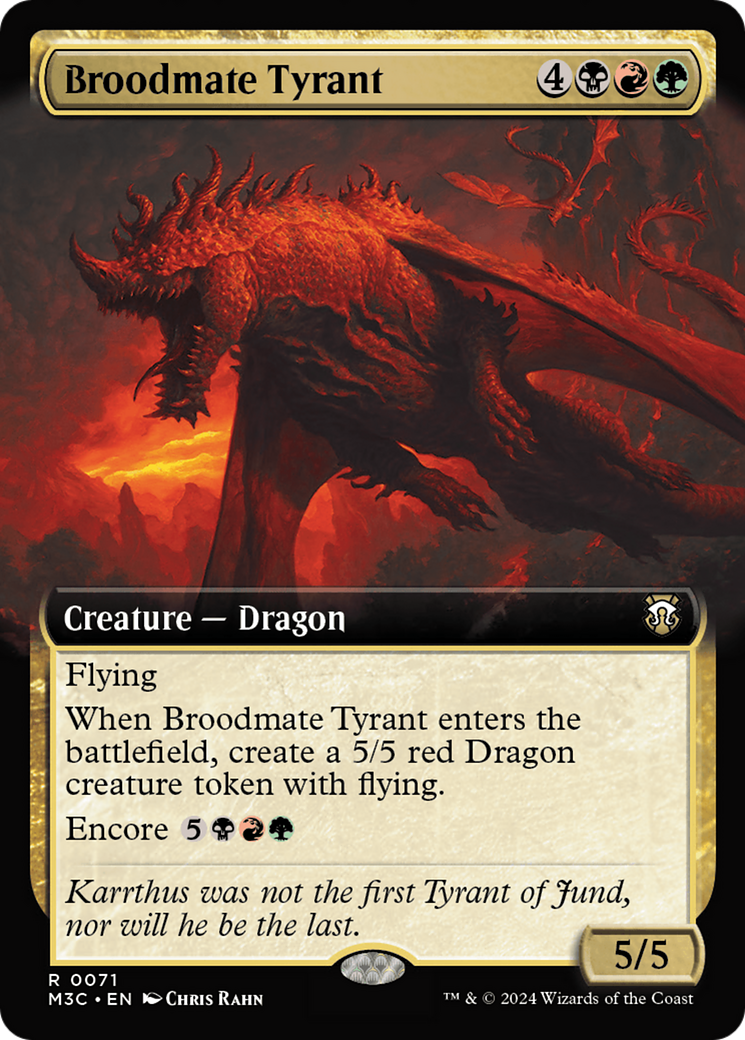 Broodmate Tyrant (Extended Art) [Modern Horizons 3 Commander] | Gamers Paradise