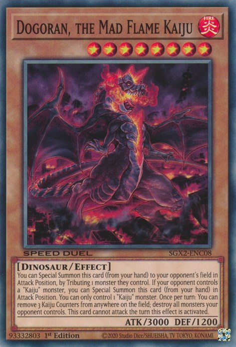 Dogoran, the Mad Flame Kaiju [SGX2-ENC08] Secret Rare | Gamers Paradise