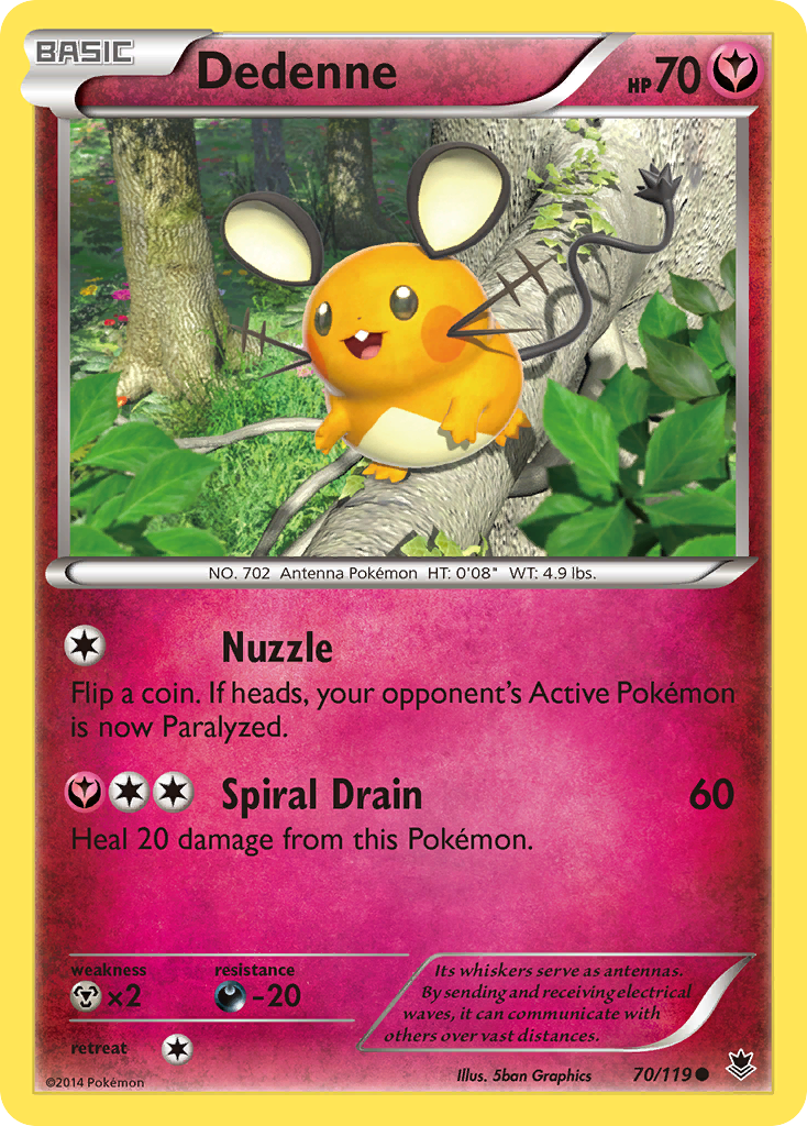 Dedenne (70/119) [XY: Phantom Forces] | Gamers Paradise