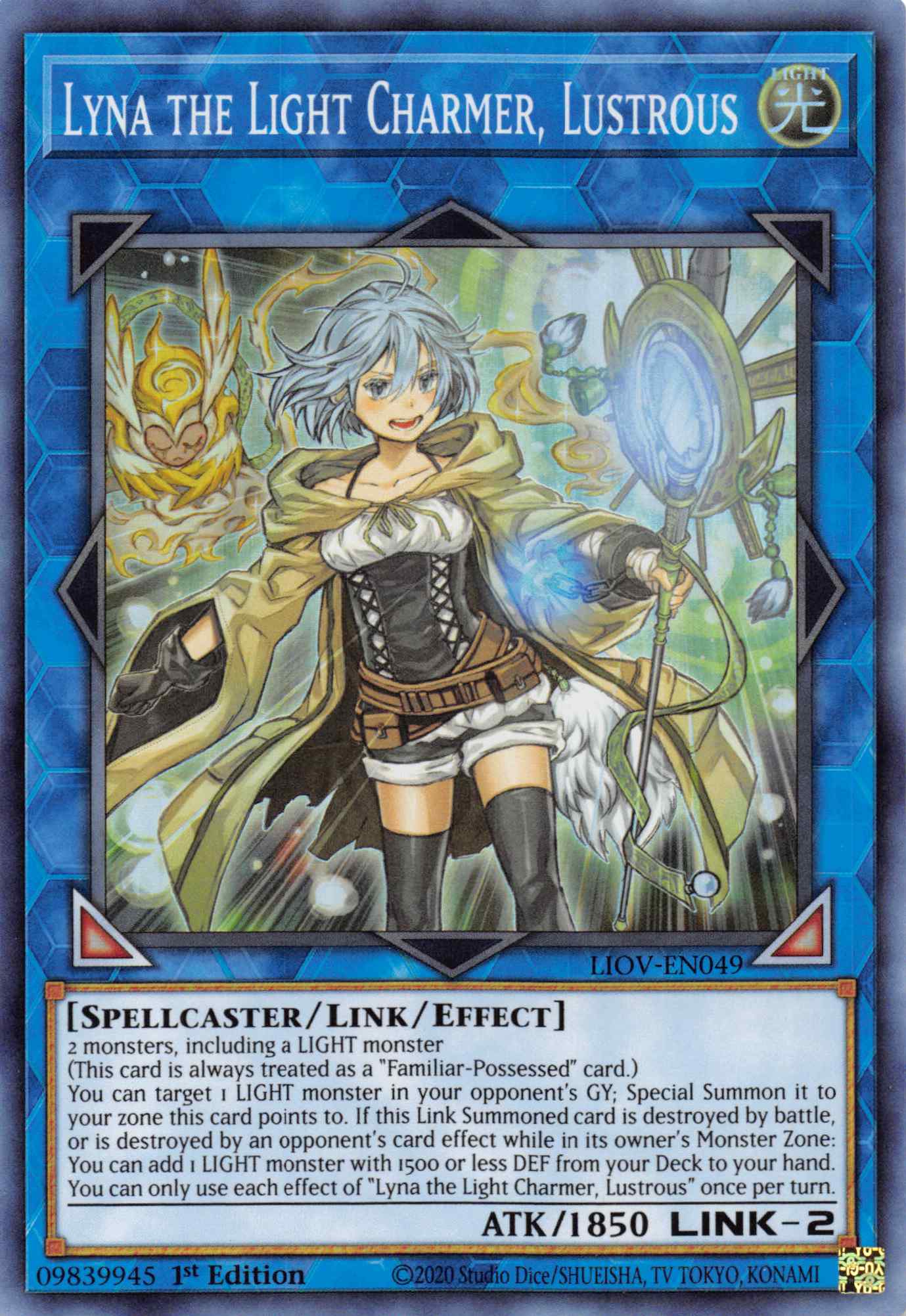 Lyna the Light Charmer, Lustrous [LIOV-EN049] Starlight Rare | Gamers Paradise