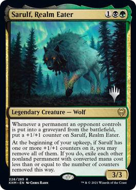 Sarulf, Realm Eater (Promo Pack) [Kaldheim Promos] | Gamers Paradise