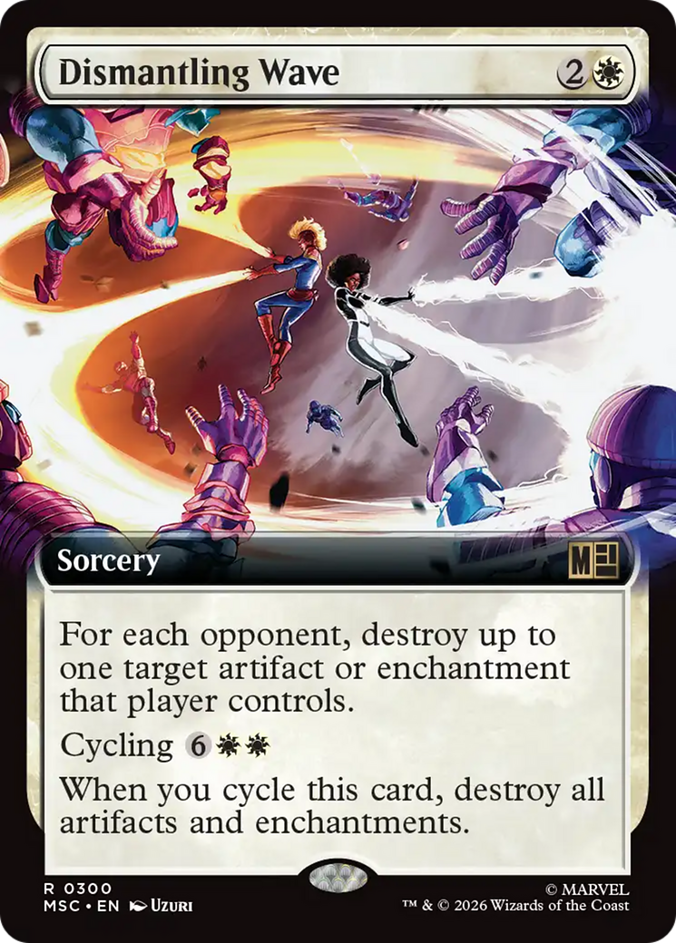Dismantling Wave (Extended Art) [Marvel Super Heroes Commander] | Gamers Paradise