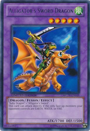 Alligator's Sword Dragon [WCPP-EN019] Rare | Gamers Paradise