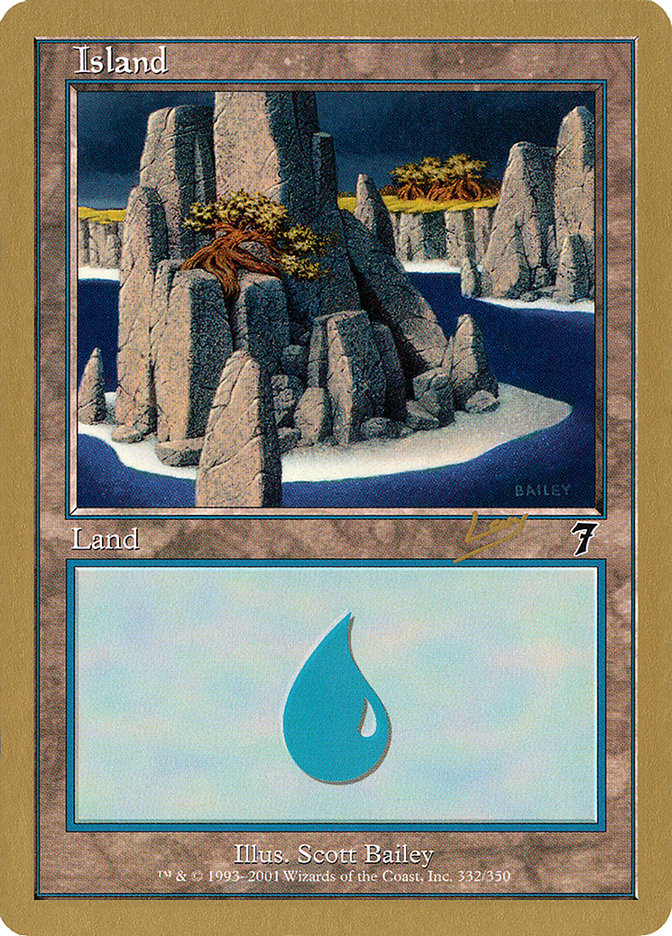 Island (rl332) (Raphael Levy) [World Championship Decks 2002] | Gamers Paradise