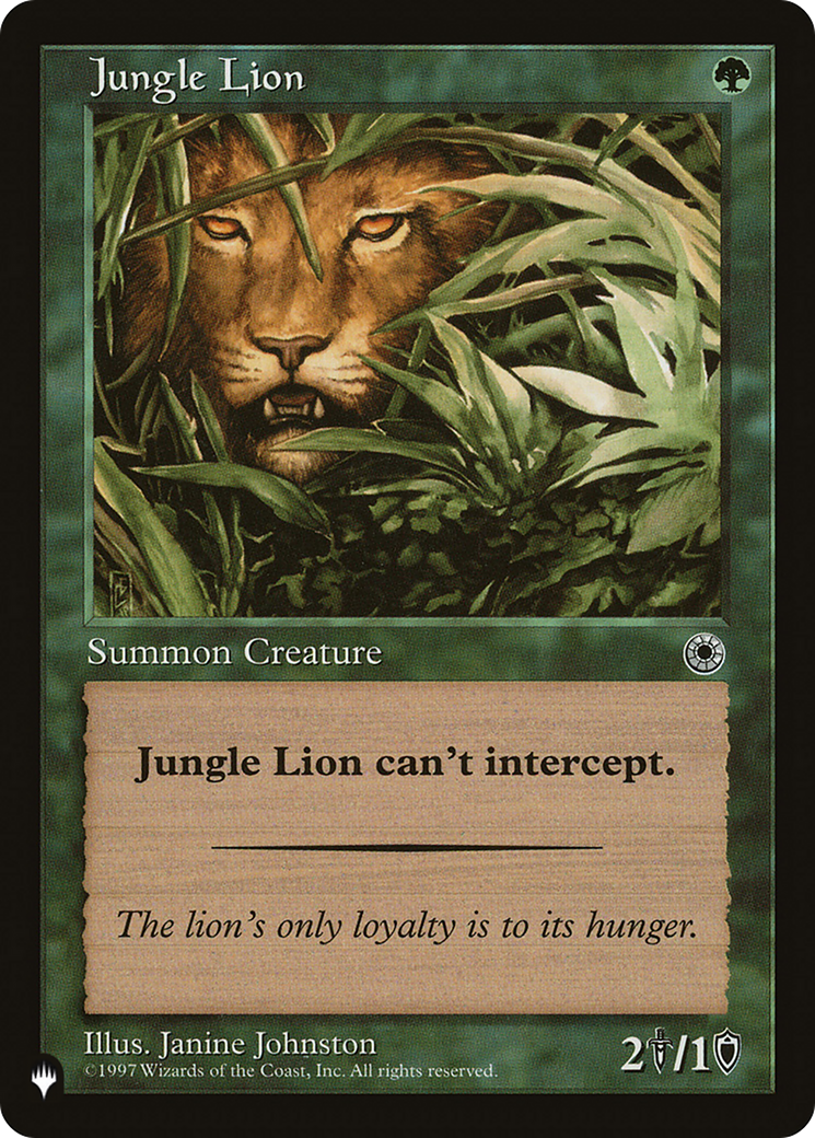 Jungle Lion [The List] | Gamers Paradise