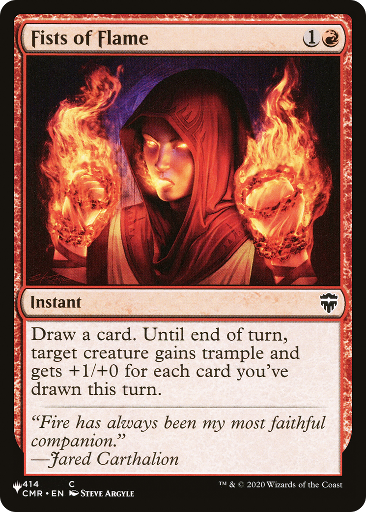 Fists of Flame [The List Reprints] | Gamers Paradise