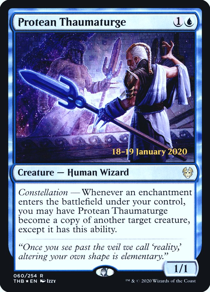 Protean Thaumaturge [Theros Beyond Death Prerelease Promos] | Gamers Paradise