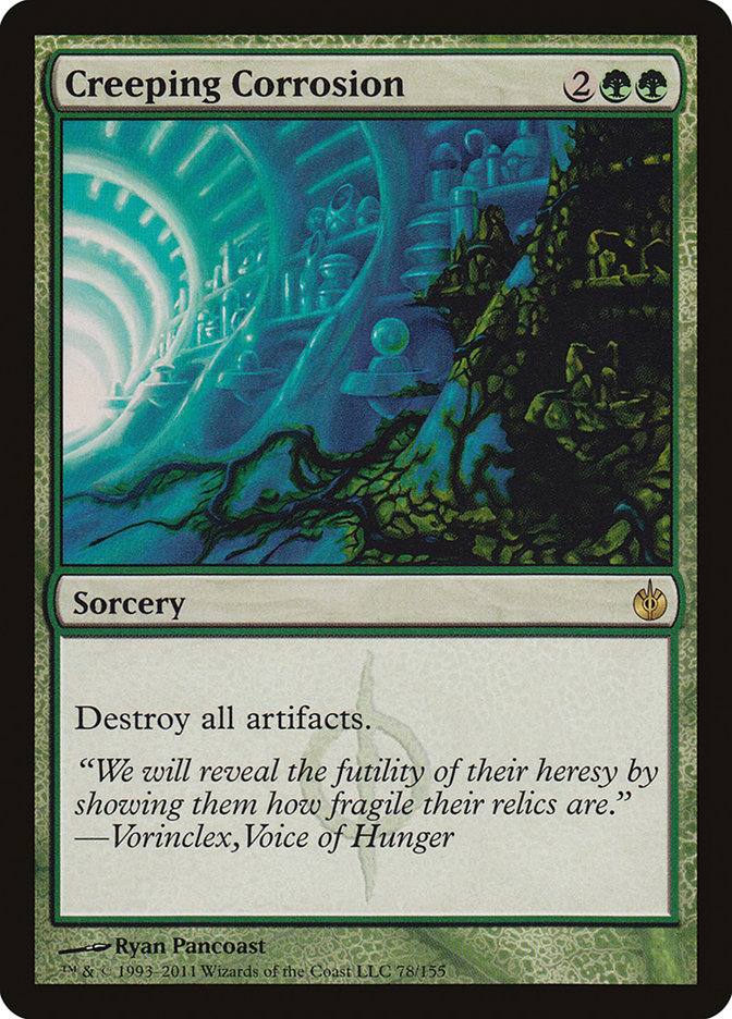 Creeping Corrosion [Mirrodin Besieged] | Gamers Paradise