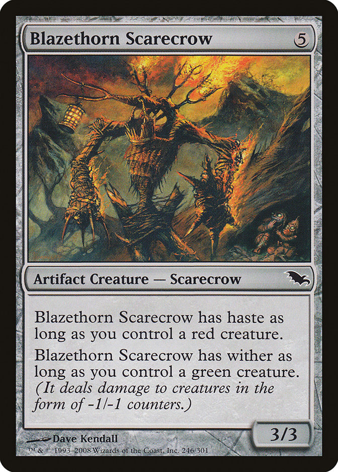 Blazethorn Scarecrow [Shadowmoor] | Gamers Paradise