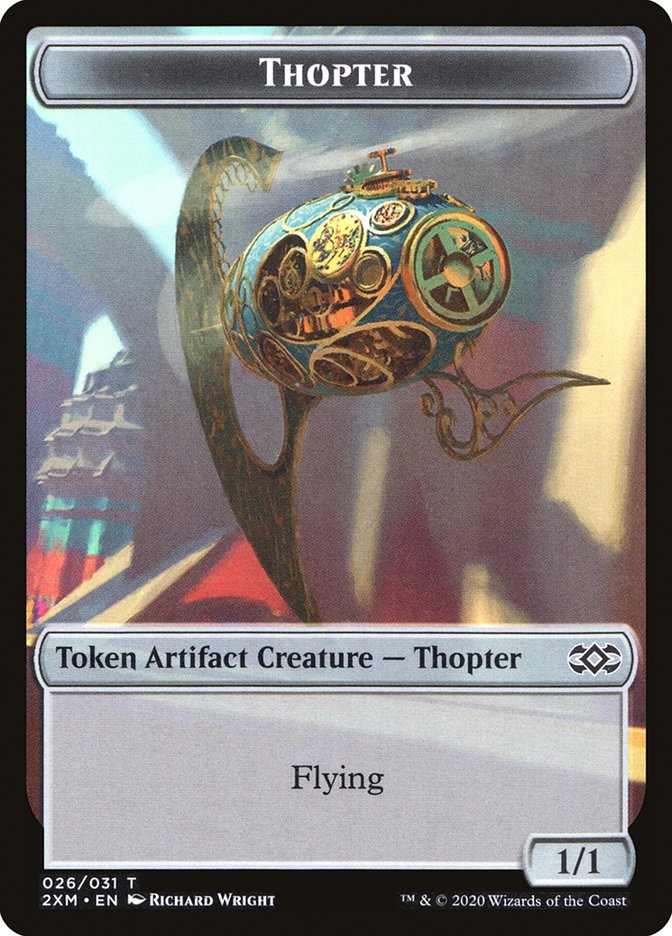 Myr (024) // Thopter (026) Double-Sided Token [Double Masters Tokens] | Gamers Paradise