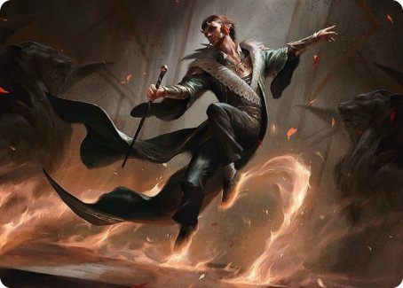 Fleetfoot Dancer Art Card [Streets of New Capenna Art Series] | Gamers Paradise