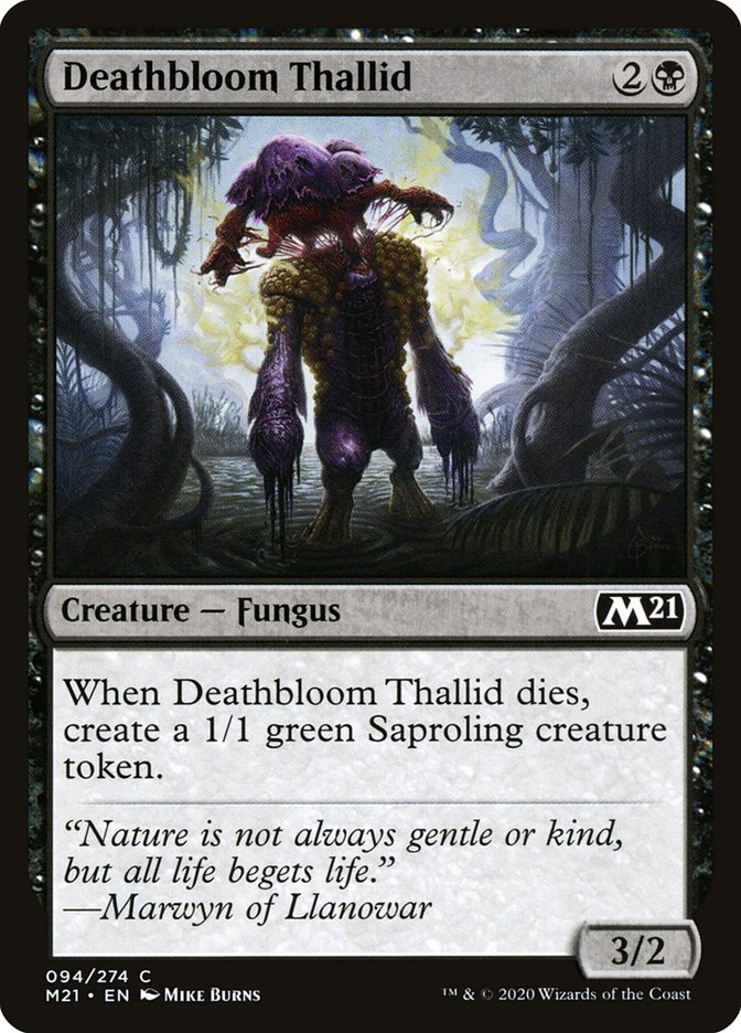 Deathbloom Thallid [Core Set 2021] | Gamers Paradise