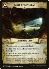 Storm the Vault // Vault of Catlacan [Rivals of Ixalan Prerelease Promos] | Gamers Paradise