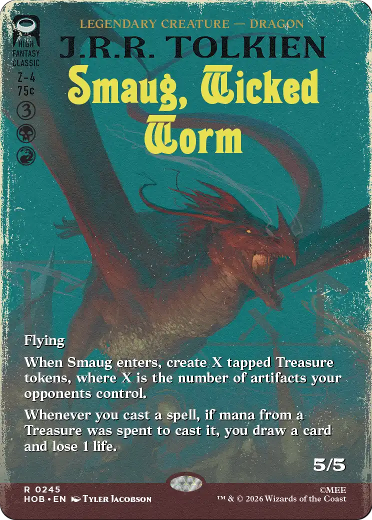 Smaug, Wicked Worm (Borderless) [The Hobbit] | Gamers Paradise