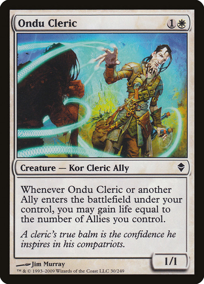 Ondu Cleric [Zendikar] | Gamers Paradise