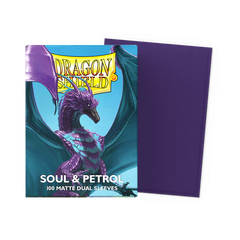 Dragon Shield: Standard 100ct Sleeves - Soul and Petrol | Gamers Paradise