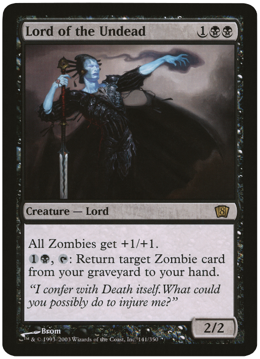 Lord of the Undead (Oversized) [Eighth Edition Box Topper] | Gamers Paradise