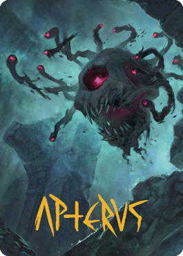 Ghastly Death Tyrant Art Card (Gold-Stamped Signature) [Commander Legends: Battle for Baldur's Gate Art Series] | Gamers Paradise