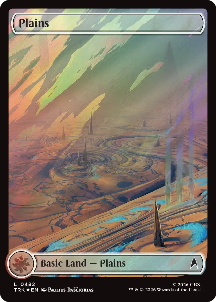 Plains (0482) (Surge Foil) [Star Trek] | Gamers Paradise